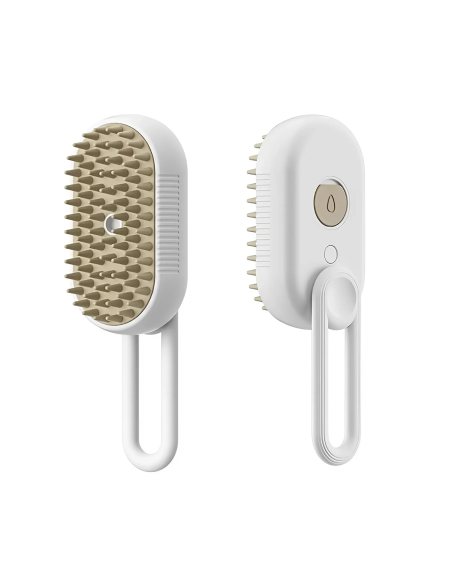 Spazzola Massaggiante Elettrica per Cani e Gatti a Vapore Wireless Ricaricabile