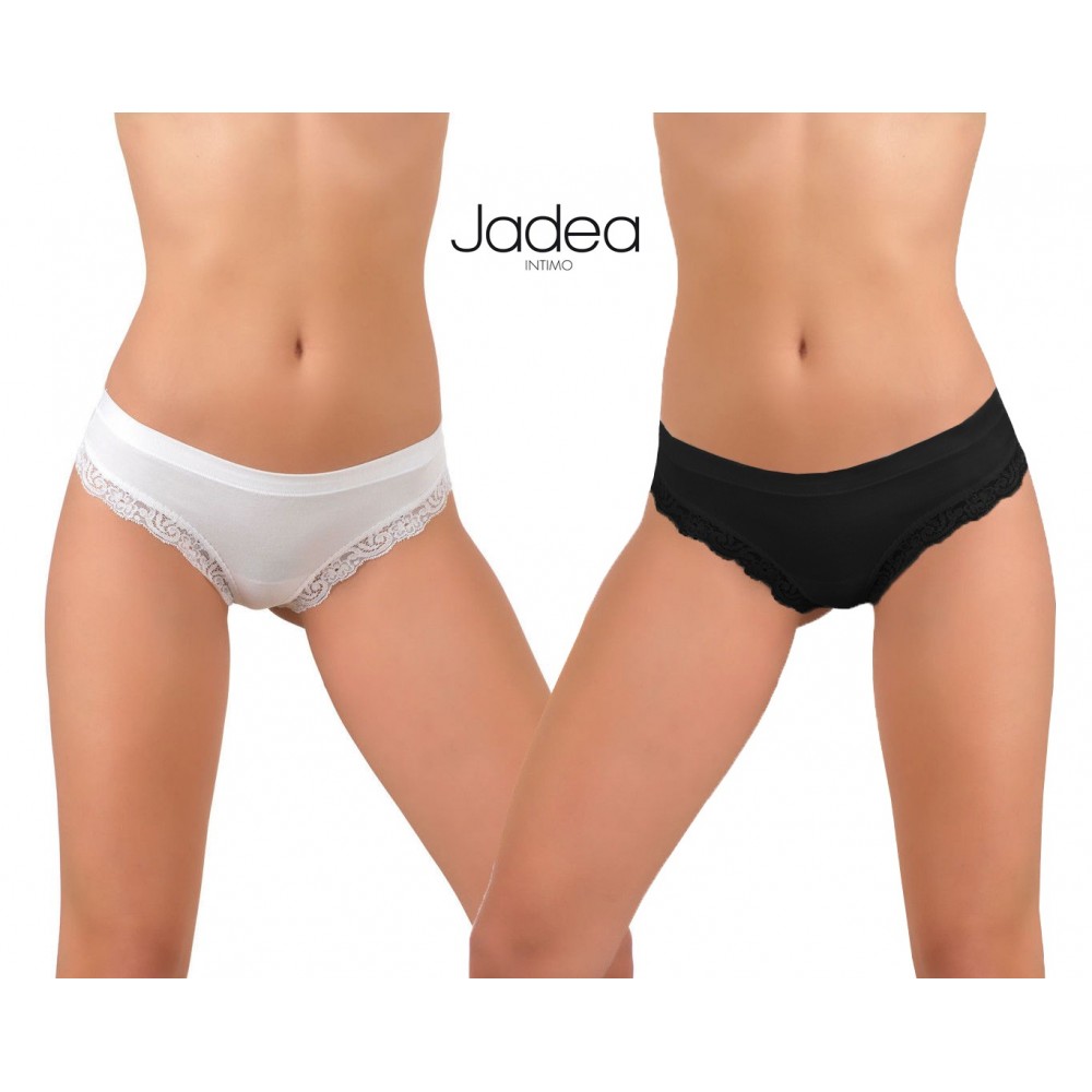 2 Slip modello Tanga JADEA con bordo merlettato