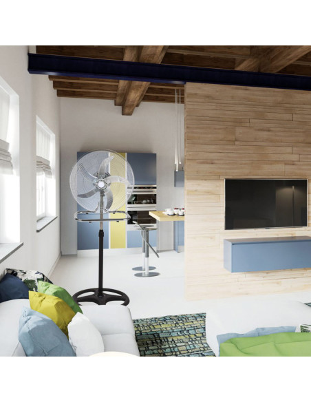Coveri Ventilatore 3 in 1 multifunzione 65 watt pala 50cm Piantana,Tavolo,Parete