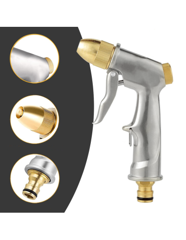 Pistola Irrigazione Acqua per Tubo da Giardino...