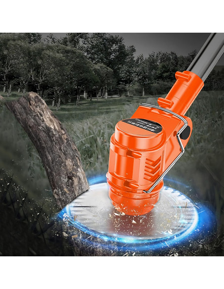 Decespugliatore Cordless Doppia Batteria 36W Tagliaerba 18000 G/min Giardinaggio