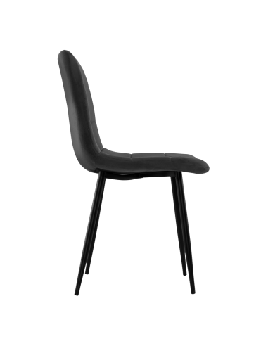 Set 4 Sedie in Velluto VELVETTE Schienale...