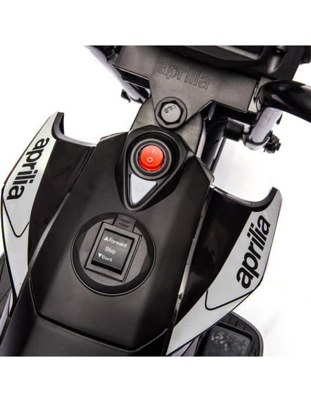 Moto Elettrica per Bambini LT965 Aprilia Dorsoduro SMALL Rossa Luci e Suoni