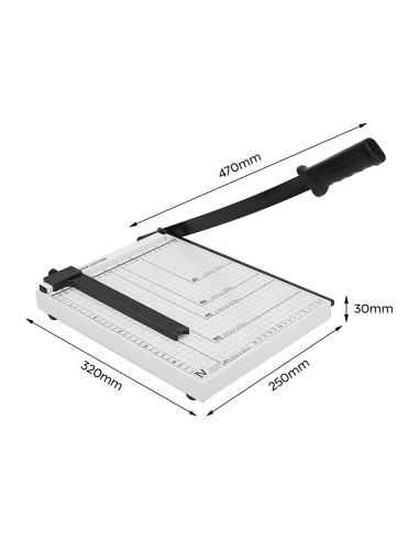 Tagliacarte Professionale con Griglia A4...