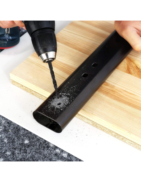 5pz Set di Punte per Trapano per Ferro Elicoidali Universali da 4,5,6,8,10mm