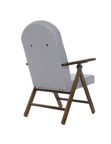 Poltrona in Legno AMALFI Tinta Unita Sedia...