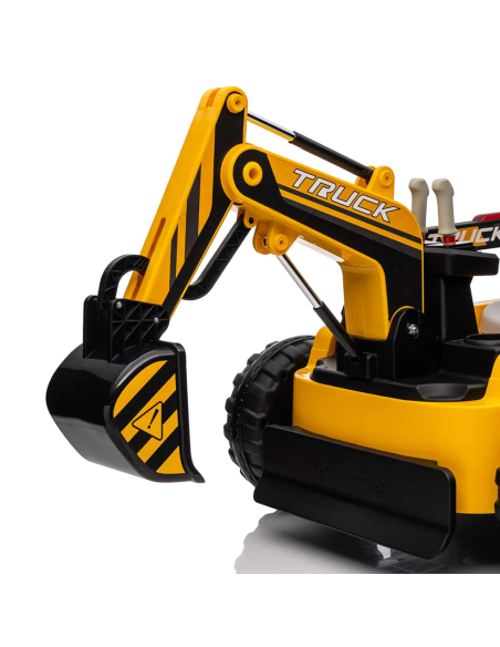 Ruspa Elettrica per Bambini LT979 New Holland Truck con Pala Manovrabile 12V