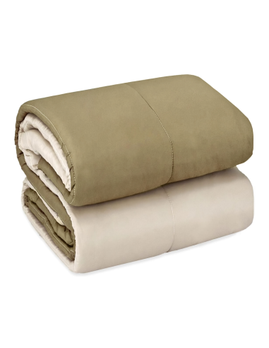 Trapunta Singola Piumone Invernale Imbottita Double Face 170x260cm Made in Italy Tortora