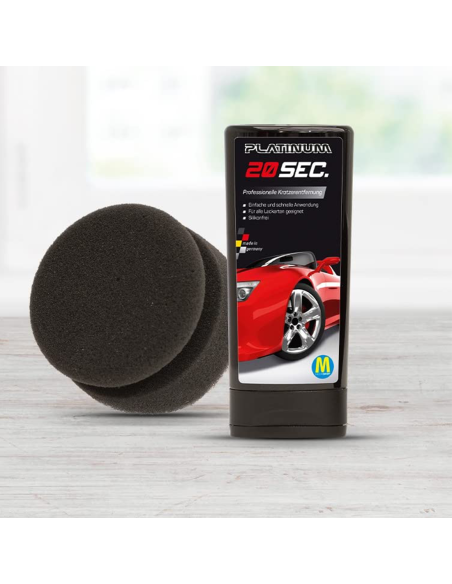 Rimuovi Graffi Platinum Pasta Abrasiva per Auto 100ml con Spugna Togli Graffi