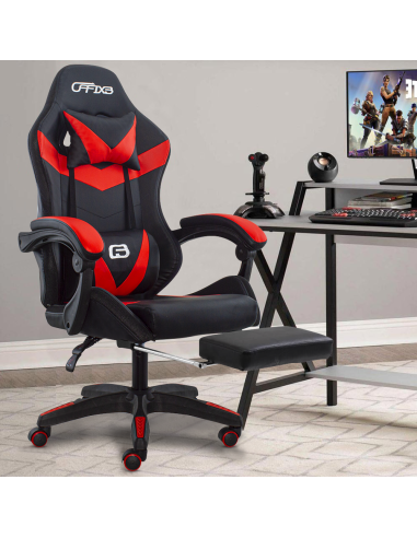 Sedia Ufficio Gaming AZRACE Ecopelle OFFIX3 con...