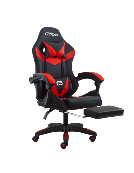 Sedia Ufficio Gaming AZRACE Ecopelle OFFIX3 con Poggiapiedi Poltrona Reclinabile