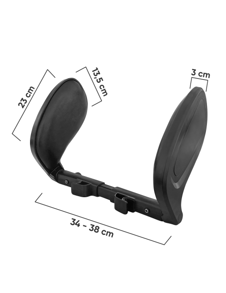 Poggiatesta Cuscino per Auto da Viaggio Supporto Regolabile per Collo a 180°