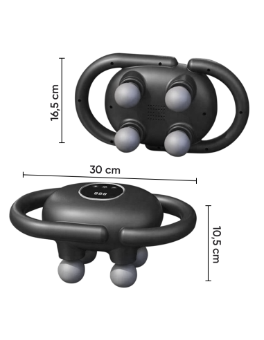 Pistola Massaggiante Elettrica 4 Testine per...