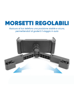 Supporto Smartphone Cellulare Auto per Poggiatesta Sedile... 2