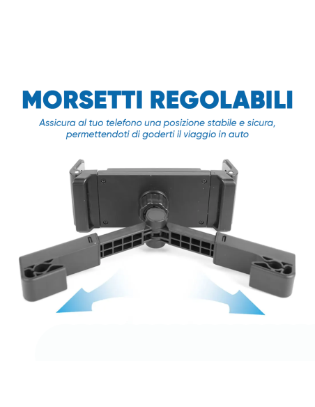 Supporto Smartphone Cellulare Auto per Poggiatesta Sedile Posteriore Universale
