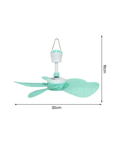 Mini Ventilatore da Soffitto Silenzioso...