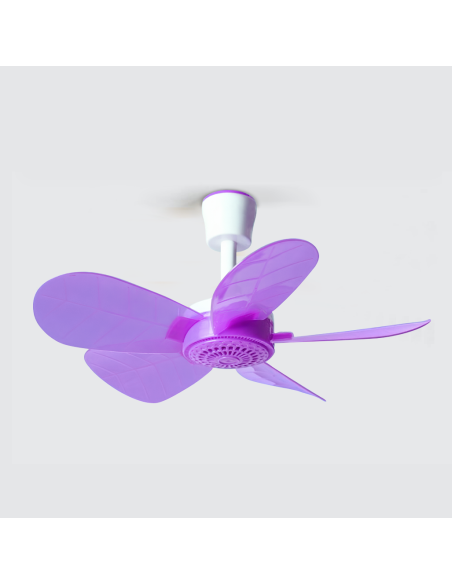 Mini Ventilatore da Soffitto Silenzioso Portatile con Gancio 6 Pale con Presa EU
