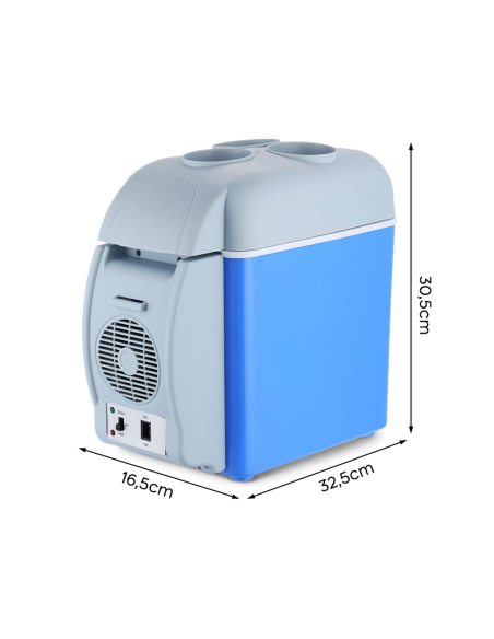 Frigo Portatile 079054 per Auto e Camping 2 in 1 Caldo e Freddo 7,5 Litri da 12V