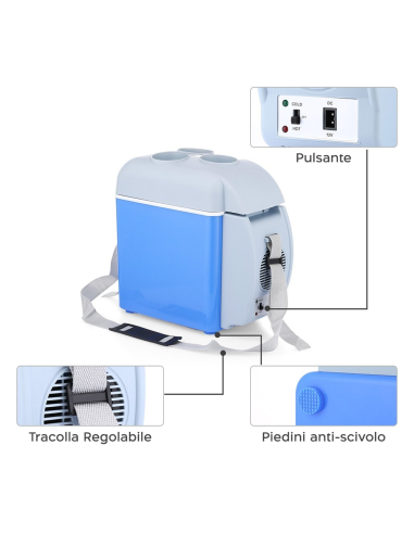 Frigo Portatile 079054 per Auto e Camping 2 in...