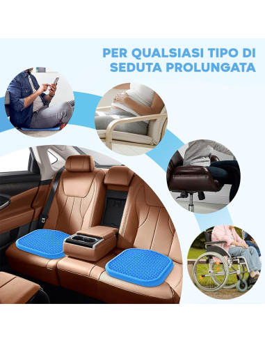 Cuscino Gel Traspirante Anti Decubito...