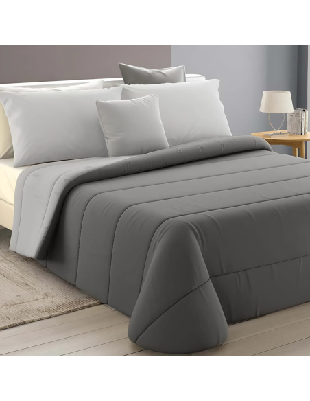 Trapunta Matrimoniale Piumone Invernale Double Face 250x260cm Made in Italy