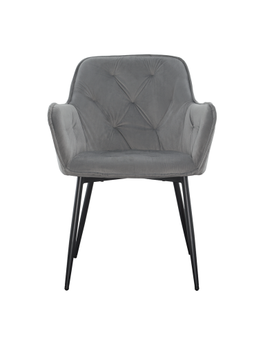 Set 2 Poltrone in Velluto QUEEN Retrò Struttura...