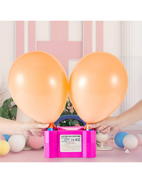 Gonfiatore per Palloncini Elettrico Pompa per Feste con Due Modalità Portatile