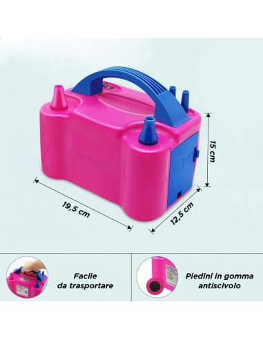 Gonfiatore per Palloncini Elettrico Pompa per...