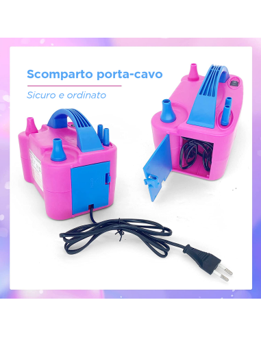Gonfiatore per Palloncini Elettrico Pompa per...