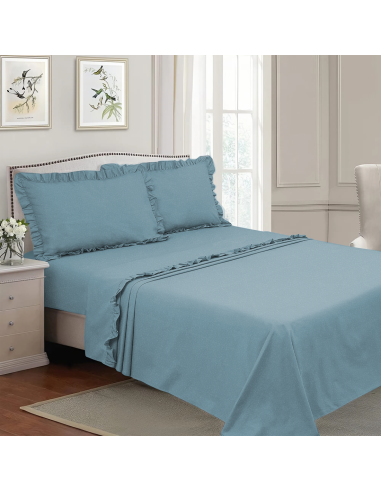 Completo per Letto Matrimoniale con Volant Due...