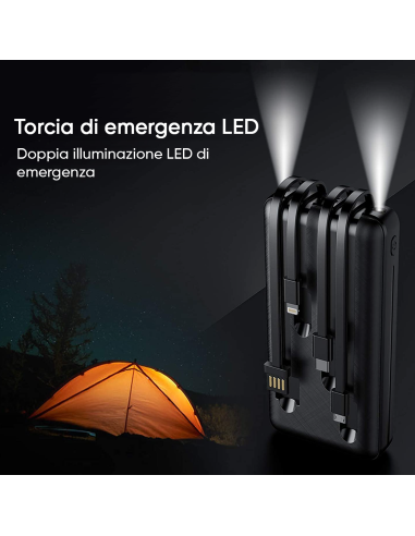 Powerbank 58000mAh Caricabatterie Rapido...