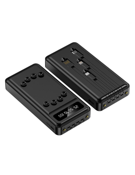 Powerbank 58000mAh Caricabatterie Rapido Portatile con 4 Cavi Inclusi USB