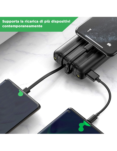 Powerbank 58000mAh Caricabatterie Rapido...