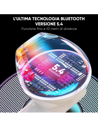 Auricolari A9 Pro Cuffie Bluetooth 5.4 Wireless...