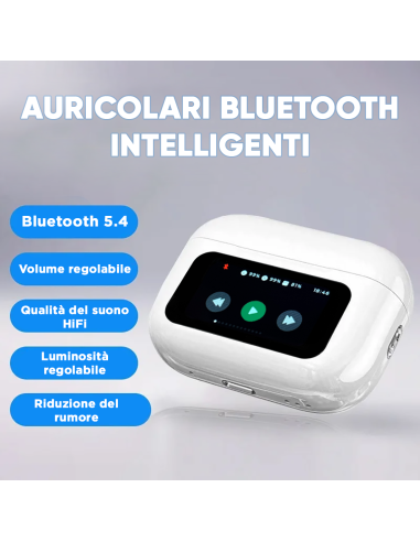 Auricolari A9 Pro Cuffie Bluetooth 5.4 Wireless...