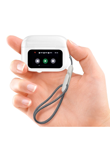 Auricolari A9 Pro Cuffie Bluetooth 5.4 Wireless Display LED Touch Suono HI-FI