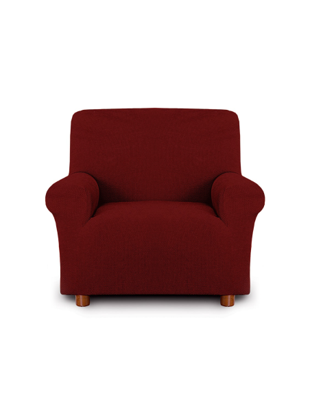 Copri Poltrona 1 Posto con Elastico Tinta Unita Antimacchia Tessuto Piquet