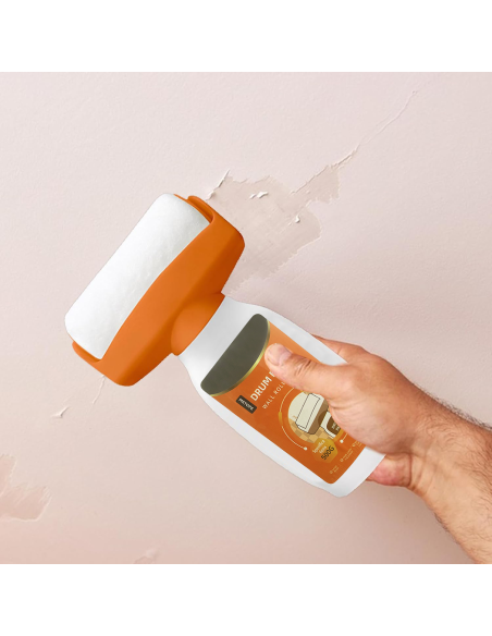 Rullo con Pittura per Parete 500g Bianco 2 in 1 per Ritocco Vernice ad Acqua