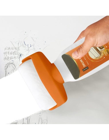 Rullo con Pittura per Parete 500g Bianco 2 in 1...