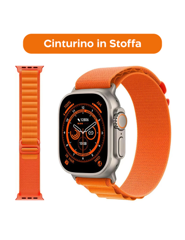 Smartwatch Ultra 49mm 7 Cinturini Notifiche...