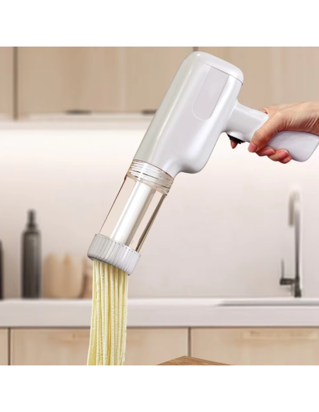 Macchina per Pasta Fresca Spaghetti Tagliatelle con 6 Stampi Elettrica Portatile