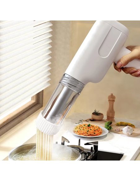 Macchina per Pasta Fresca Spaghetti Tagliatelle con 6 Stampi Elettrica Portatile