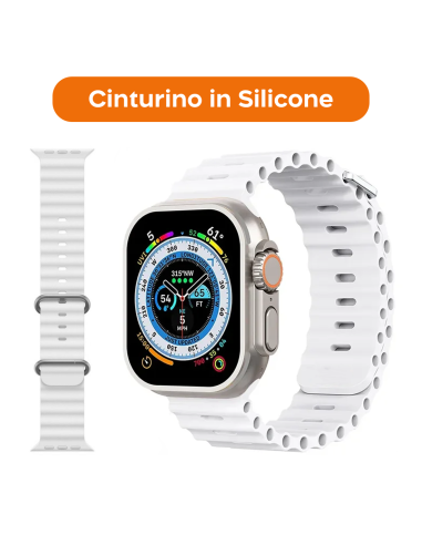 Smartwatch Ultra 49mm 7 Cinturini Notifiche...