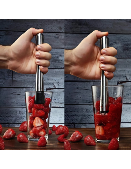 Set per Cocktail 8 Pezzi Shaker in Acciaio 750ml Kit da Barman Professionale