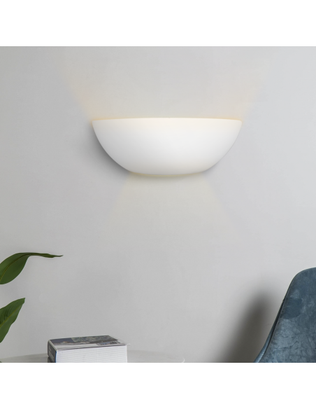 Applique Gesso Plafoniera da Parete GS-5048 Attacco E14 Doppia Emissione di Luce