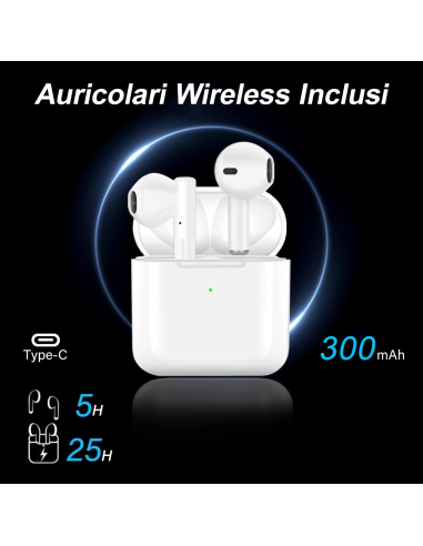 Smartwatch ULTRA 8 con Auricolari Wireless e...