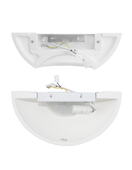 Applique Gesso Plafoniera da Parete GS-5048 Attacco E14 Doppia Emissione di Luce