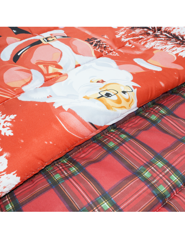 Trapunta Natalizia Matrimoniale Double Face...