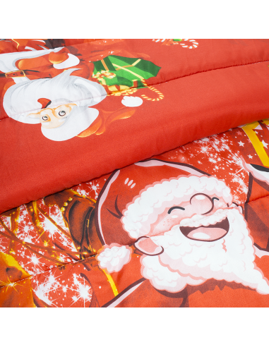 Trapunta Natalizia Matrimoniale Double Face...