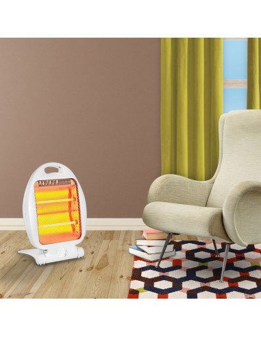 QH-90D Stufa al quarzo JCF 800 Watt 2 elementi...